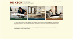 Desktop Screenshot of dicksonfurniture.com